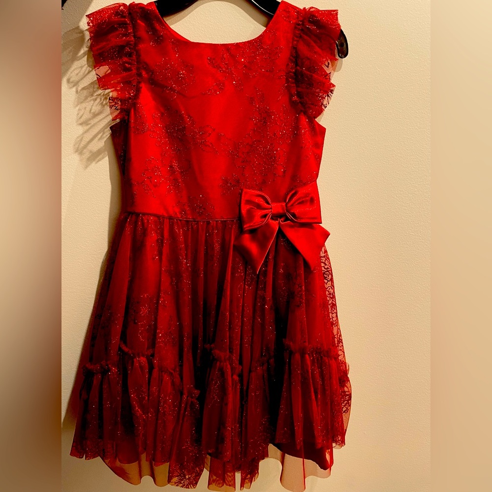 Special occasion red dress in size 8